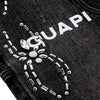 GUAPI / グアピ  オブシディアン ブラック スパイダー デニム V2 601obsspiderv2