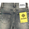 GUAPI / グアピ オリーブ パールズ ストレート レッグ デニムパンツ メンズ 601olivestaleg
