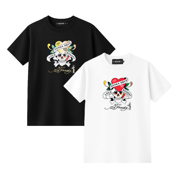 TOKYO SHIT / トウキョウシット オオサカシット ED スケルトン ハート ショートスリーブ Tシャツ 601osedskeleton