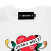 TOKYO SHIT / トウキョウシット オオサカシット ED スケルトン ハート ショートスリーブ Tシャツ 601osedskeleton