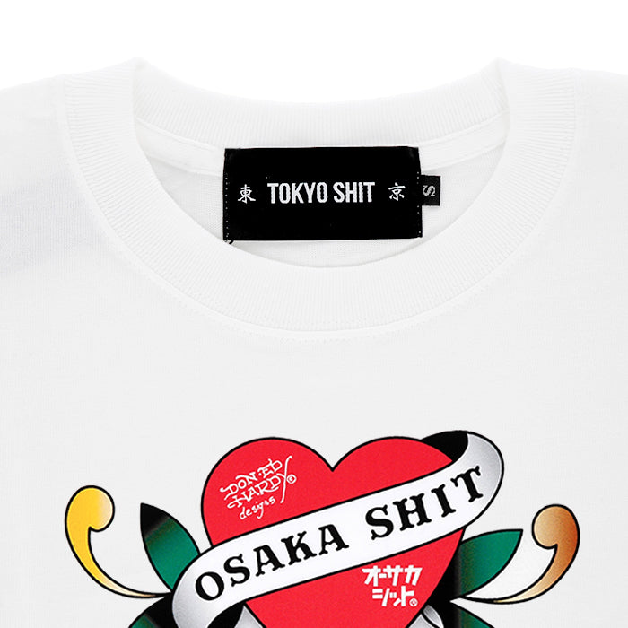 TOKYO SHIT / トウキョウシット オオサカシット ED スケルトン ハート ショートスリーブ Tシャツ 601osedskeleton