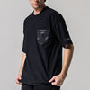 RESOUND CLOTHING / リサウンドクロージング レザー ポケット オーバー ナイロン Tシャツ RC39-T-005 601rc39t005