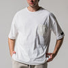 RESOUND CLOTHING / リサウンドクロージング レザー ポケット オーバー ナイロン Tシャツ RC39-T-005 601rc39t005