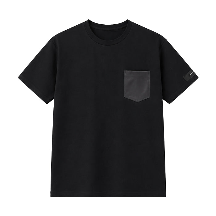 RESOUND CLOTHING / リサウンドクロージング レザー ポケット オーバー ナイロン Tシャツ RC39-T-005 601rc39t005