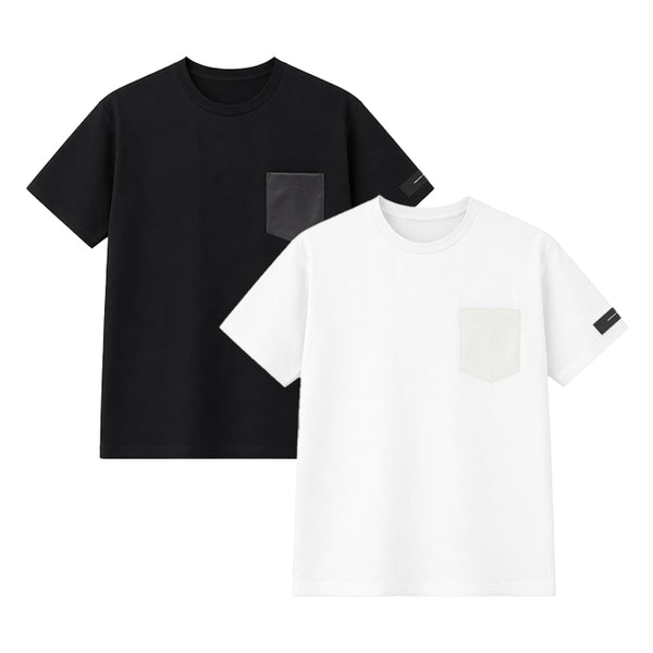 RESOUND CLOTHING / リサウンドクロージング レザー ポケット オーバー ナイロン Tシャツ RC39-T-005 601rc39t005