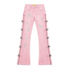 GUAPI / グアピ フレンチ ローズ クロス バックル デニム 601rosebuckle
