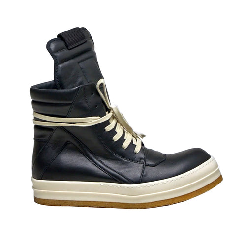 RICK OWENS / リックオウエンス クリープ ジオバスケット レザー スニーカー レディース 601rp02e4835