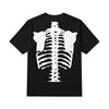 VANSON / バンソン サーマル ブラック ボーン パッチ Tシャツ 601rzv2601