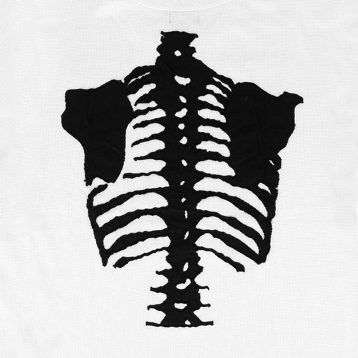 VANSON / バンソン サーマル ブラック ボーン パッチ Tシャツ 601rzv2601