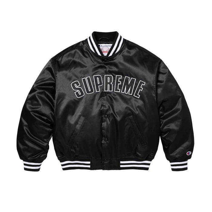 SUPREME × CHAMPION / シュプリーム × チャンピオン サテン バーシティ