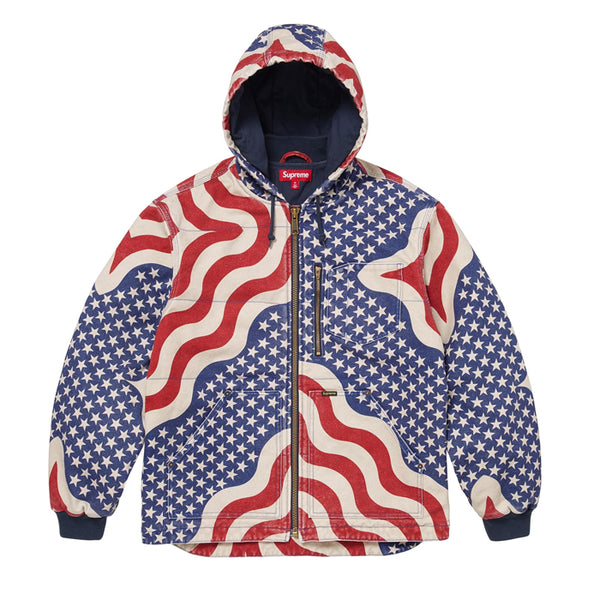 SUPREME / シュプリーム フラッグ キルテッド フーデッド ワーク ジャケット SS26J60 601ss26j60