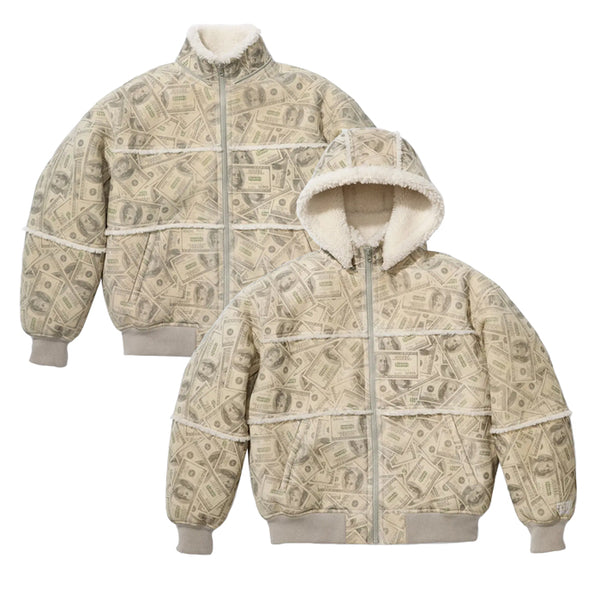 SUPREME × MM6 / シュプリーム × エムエムシックス メゾン マルジェラ フーデッド シアリング ボンバー ジャケット SS26J6 601ss26j6