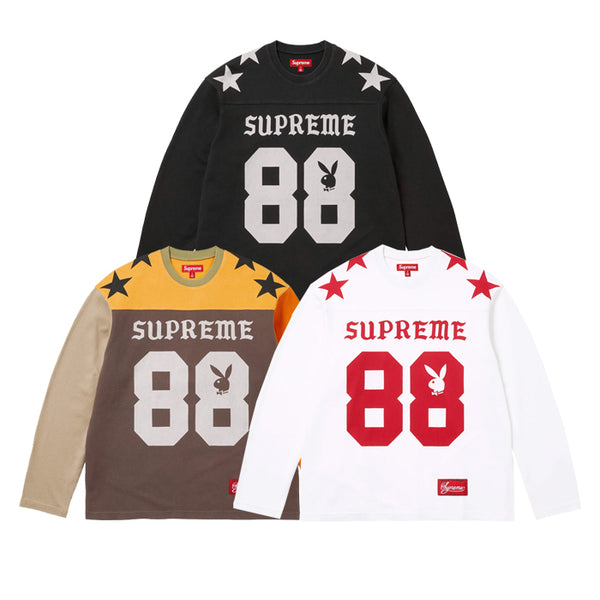 SUPREME × PLAY BOY / シュプリーム × プレイボーイ L/S フットボール トップ SS26KN38 601ss26kn38