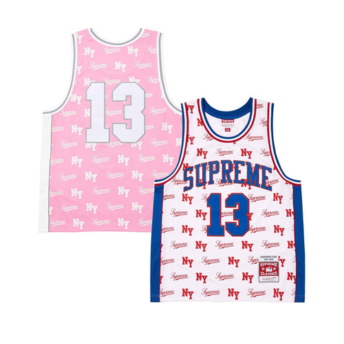 SUPREME × MITCHELL & NESS / シュプリーム × ミッチェル & ネス モノグラム バスケットボール ジャージ SS26SK21 601ss26sk21