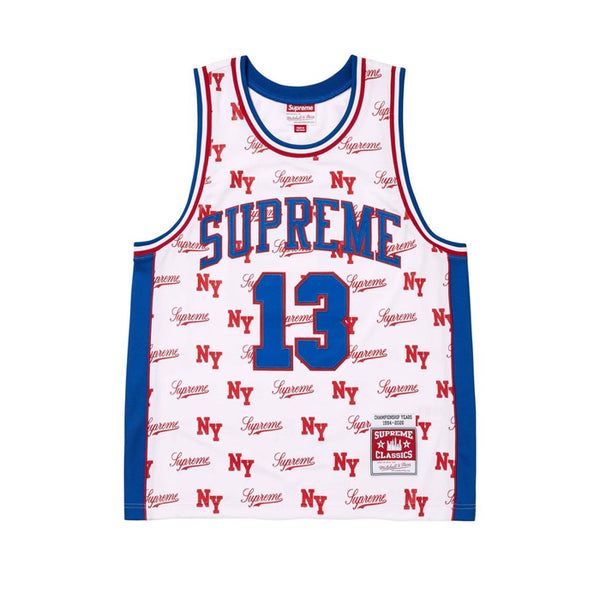 SUPREME × MITCHELL & NESS / シュプリーム × ミッチェル & ネス モノグラム バスケットボール ジャージ SS26SK21 601ss26sk21