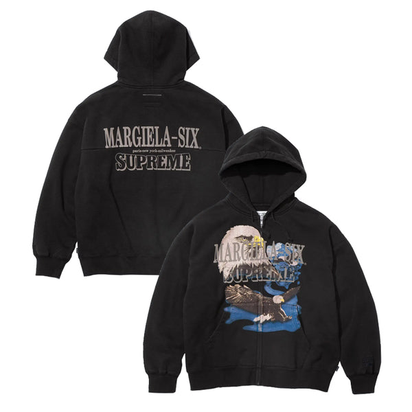 SUPREME × MM6 / シュプリーム × エムエムシックス メゾン マルジェラ イーグル ジップアップ スウェット パーカー SS26SW6 601ss26sw6