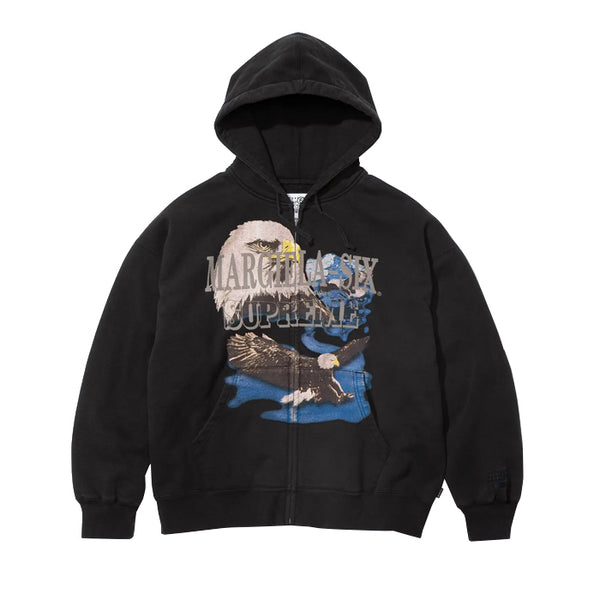 SUPREME × MM6 / シュプリーム × エムエムシックス メゾン マルジェラ イーグル ジップアップ スウェット パーカー SS26SW6 601ss26sw6