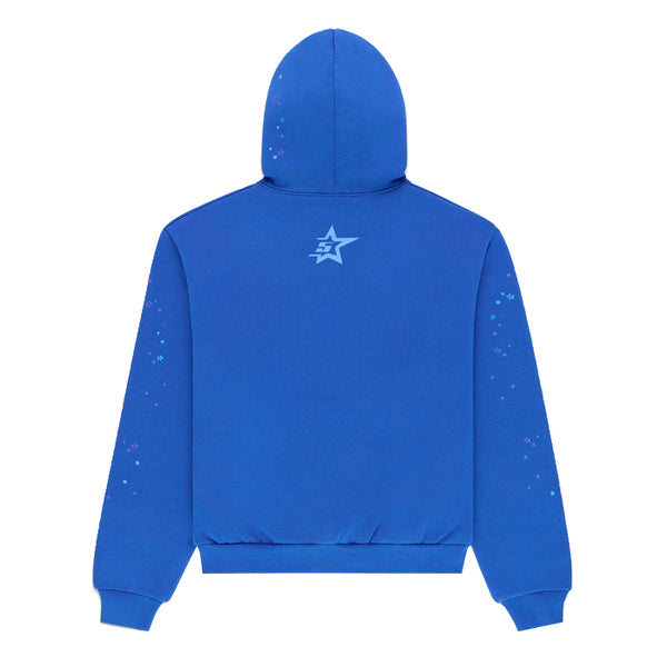 SP5DER / スパイダー ラインストーン パンク V2 フーディー 601st041ss26blu