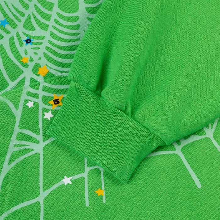 SP5DER / スパイダー パンク V2 ラインストーン フーディー 601stonepunkv2