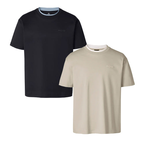 MACKAGE / マッカージュ ティー エヌエムブイ ダブル クルーネック カラー Tシャツ 601teemnv