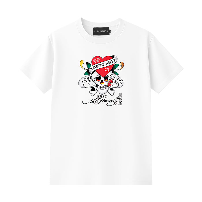 TOKYO SHIT / トウキョウシット ED スケルトン ハート ショートスリーブ Tシャツ 601tsedskeleton