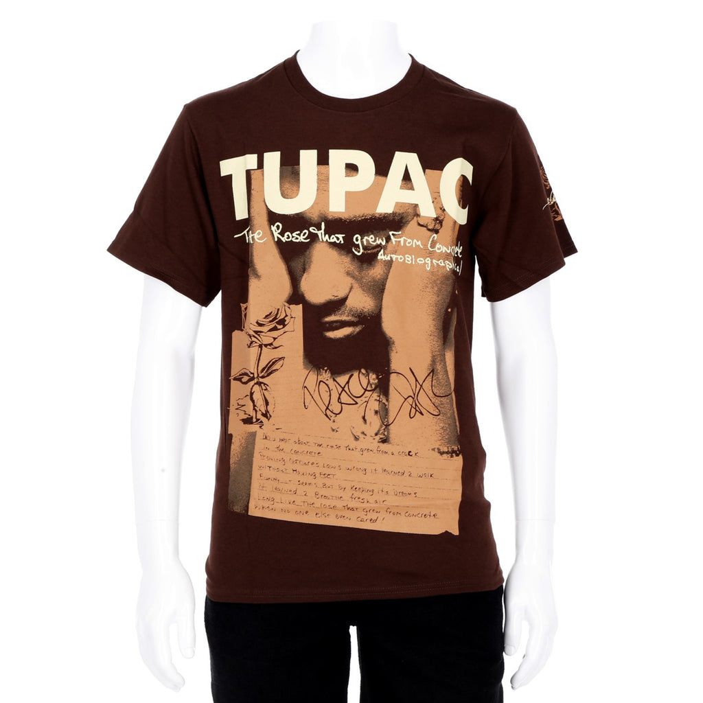 GMERCH / ジーマーチ 2パック ポウイトゥリィ Tシャツ 601tupacbrownpo