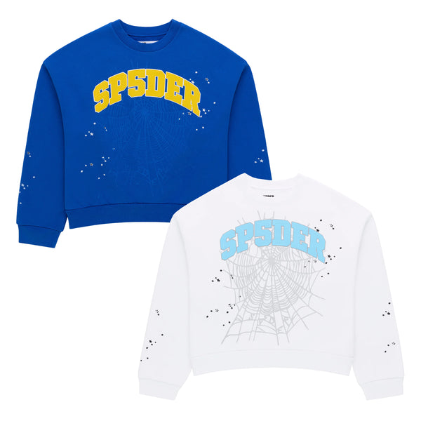 SP5DER / スパイダー ヴァーシティー ウェブ クルー ネック スウェット 601varsitywebcr