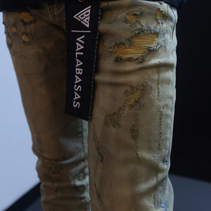 VALABASAS / ヴァラバサス コラージュ スキニー デニム 601vlbsvj11011