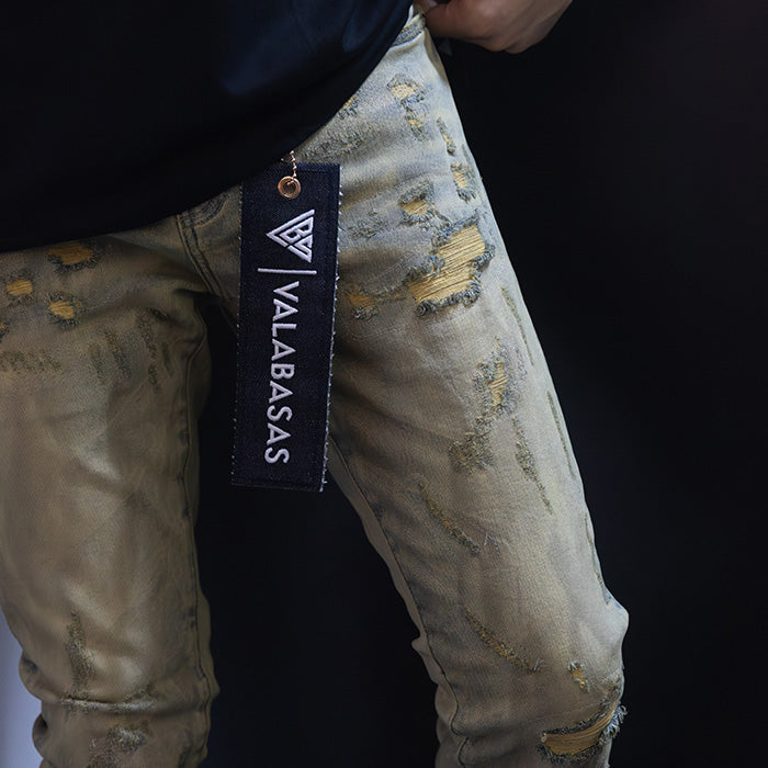 VALABASAS / ヴァラバサス コラージュ スキニー デニム 601vlbsvj11011