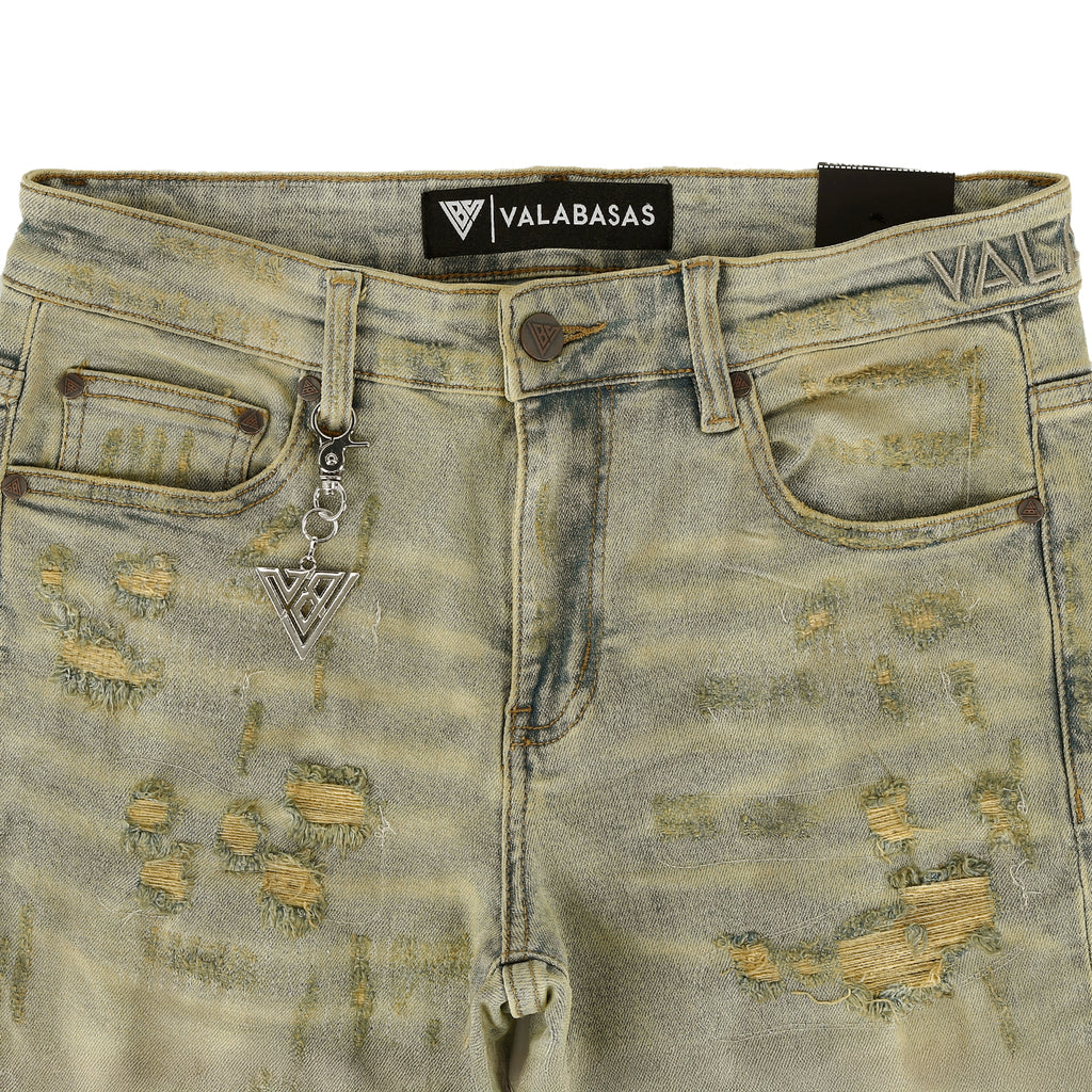 VALABASAS / ヴァラバサス コラージュ スキニー デニム 601vlbsvj11011