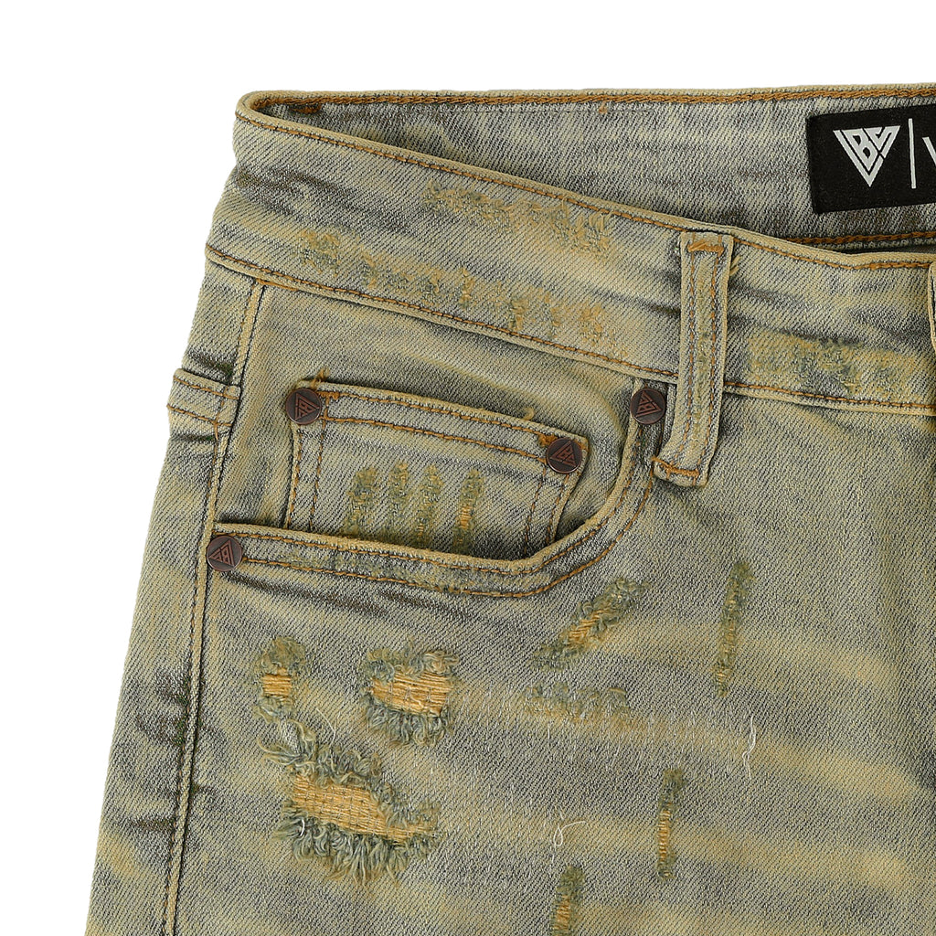 VALABASAS / ヴァラバサス コラージュ スキニー デニム 601vlbsvj11011