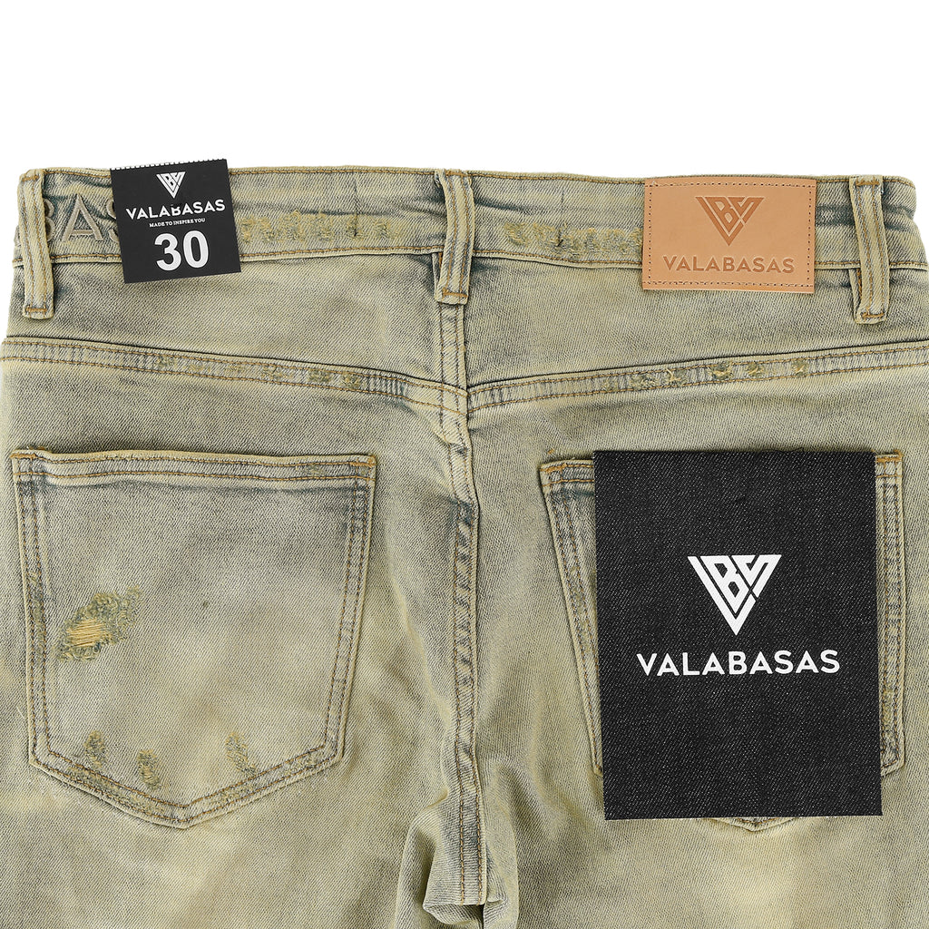 VALABASAS / ヴァラバサス コラージュ スキニー デニム 601vlbsvj11011