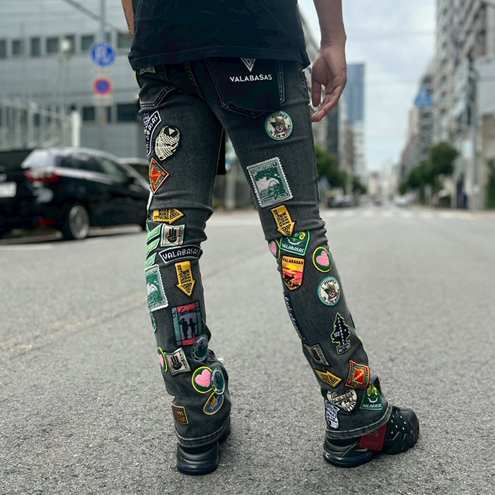 VALABASAS AXIS STACKED JEANS│ヴァラバサス バラバサス アクシス