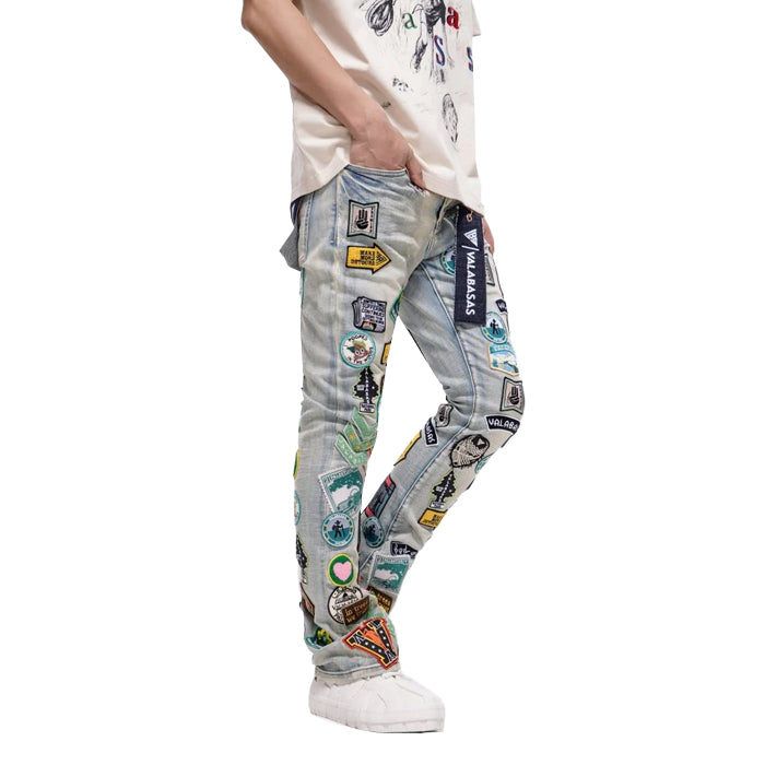 VALABASAS AXIS STACKED JEANS│ヴァラバサス バラバサス アクシス