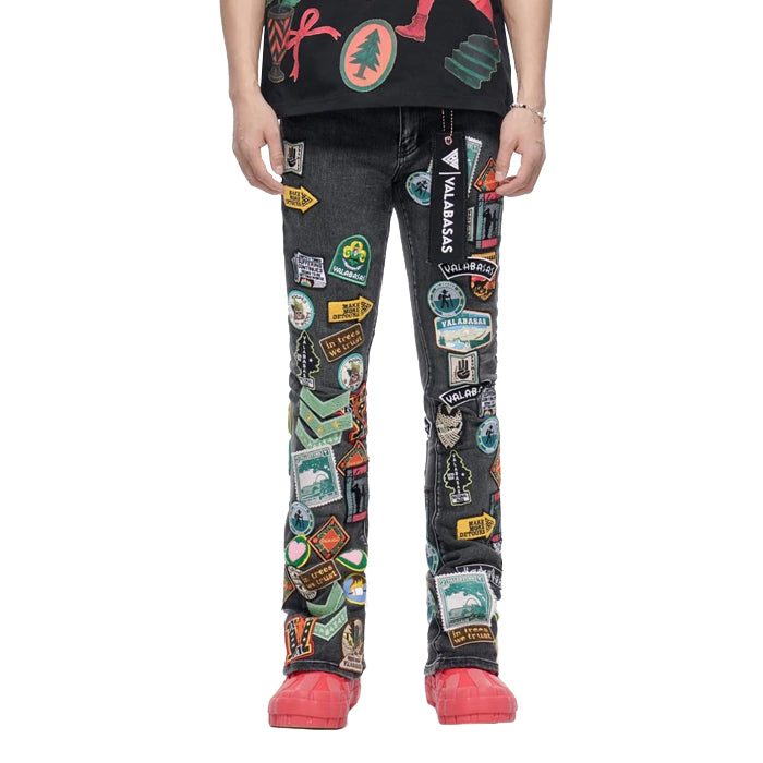 VALABASAS AXIS STACKED JEANS│ヴァラバサス バラバサス アクシス