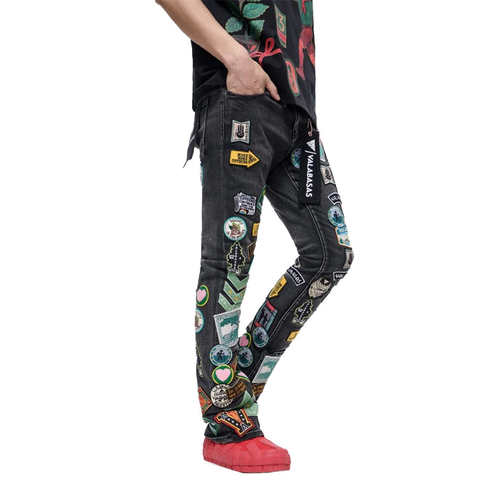 VALABASAS AXIS STACKED JEANS│ヴァラバサス バラバサス アクシス