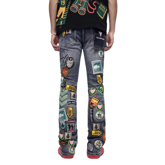 VALABASAS AXIS STACKED JEANS│ヴァラバサス バラバサス アクシス