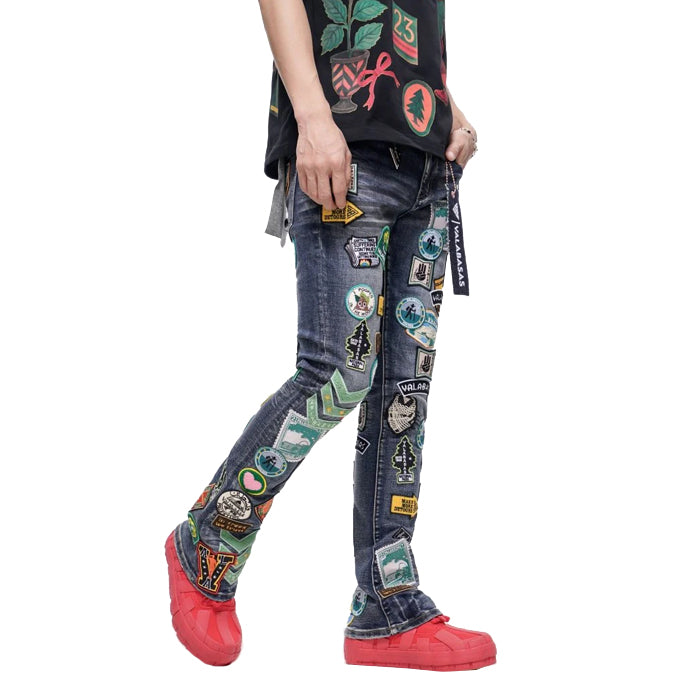 VALABASAS AXIS STACKED JEANS│ヴァラバサス バラバサス アクシス