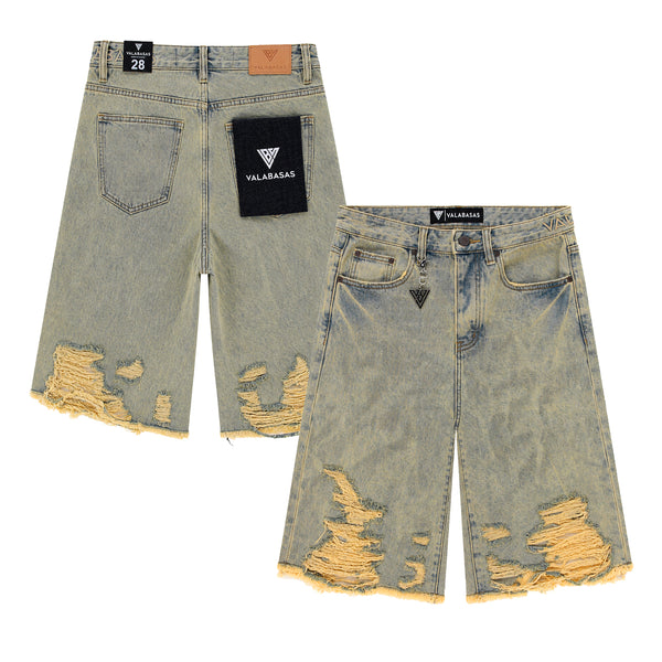 VALABASAS / ヴァラバサス  アイスランド デニム ショーツ 601vlbsvsh11011