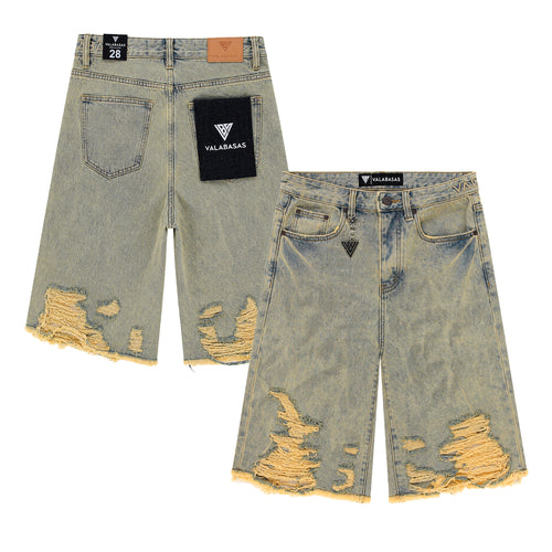 VALABASAS / ヴァラバサス  アイスランド デニム ショーツ 601vlbsvsh11011