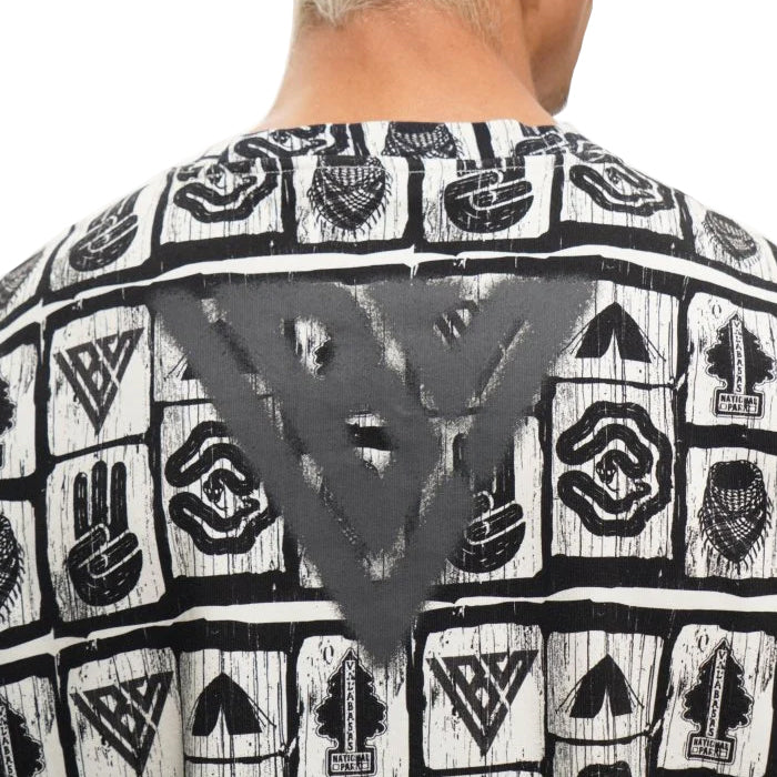 VALABASAS WOODCUT LIGHT GREY TEE│ヴァラバサス バラバサス ウッド VALABASAS WOODCUT LIGHT GREY TEE│ヴァラバサス バラバサス ウッド