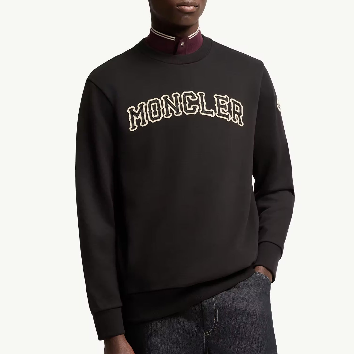 MONCLER / モンクレール コットン ロゴ スウェット シャツ