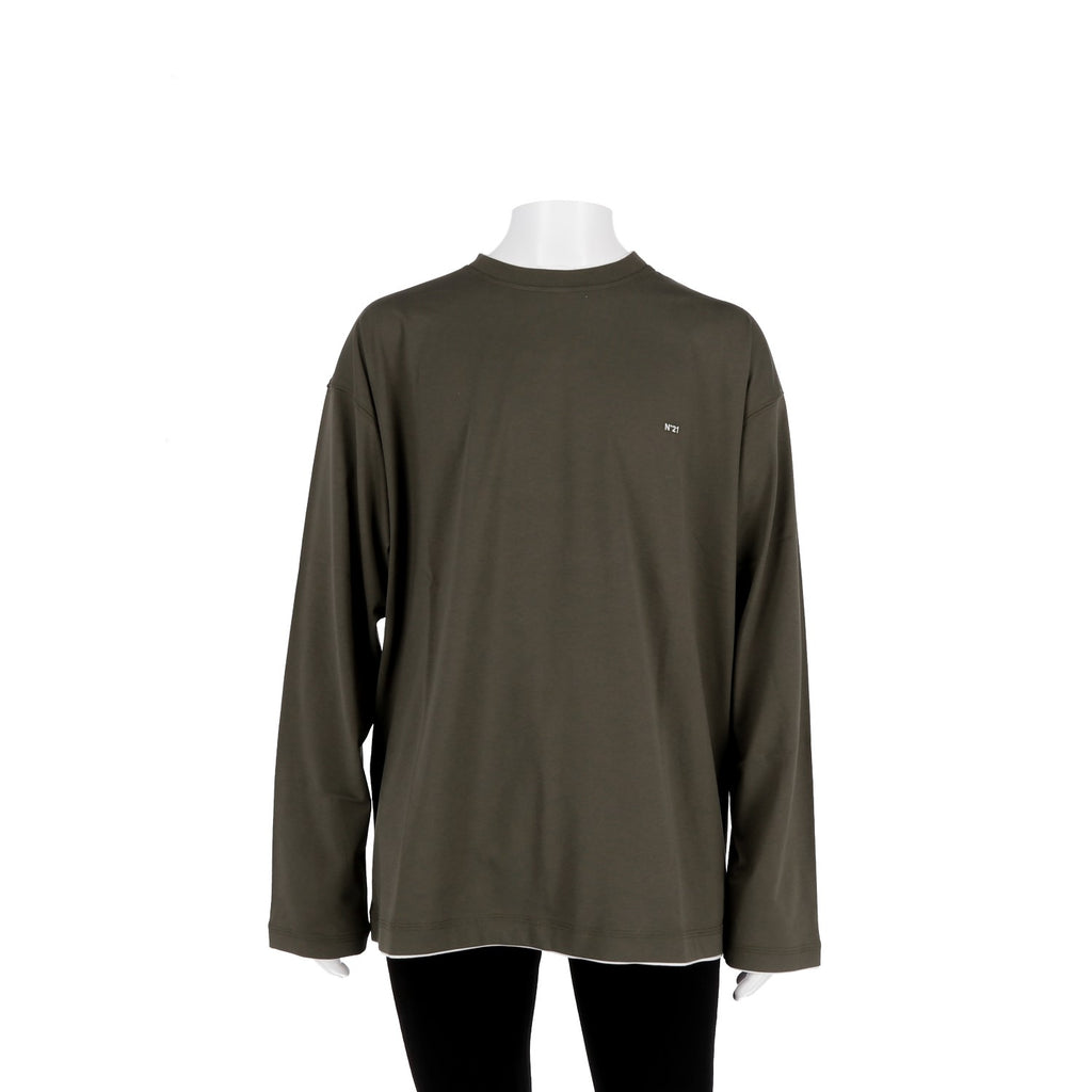 N°21 / ヌメロヴェントゥーノ ロング スリーブ Tシャツ 60226auf0914095