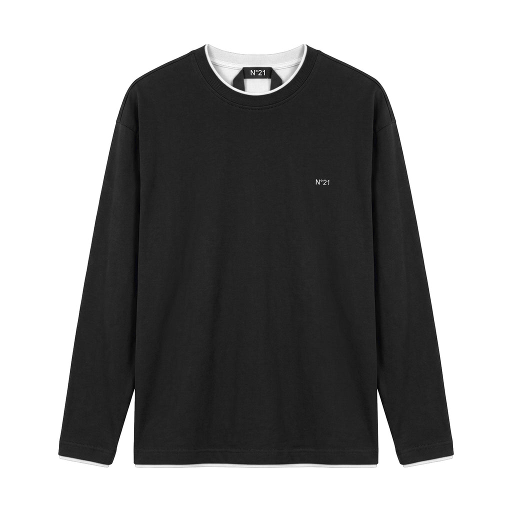 N°21 / ヌメロヴェントゥーノ ロング スリーブ Tシャツ 60226auf0914095