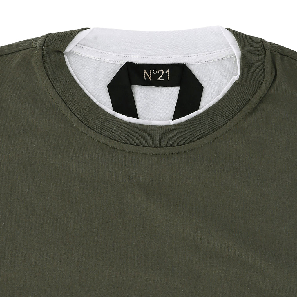 N°21 / ヌメロヴェントゥーノ ロング スリーブ Tシャツ 60226auf0914095
