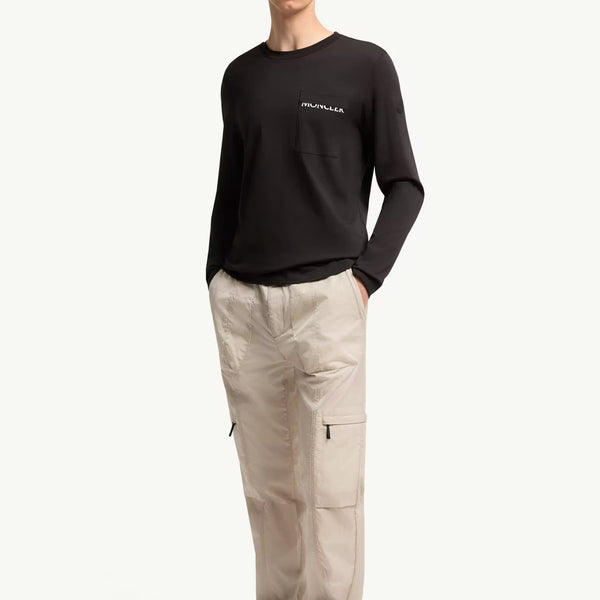 MONCLER / モンクレール コットン ロゴ ロング スリーブ Tシャツ L20918D0001089B8Q 6028d0001089b89