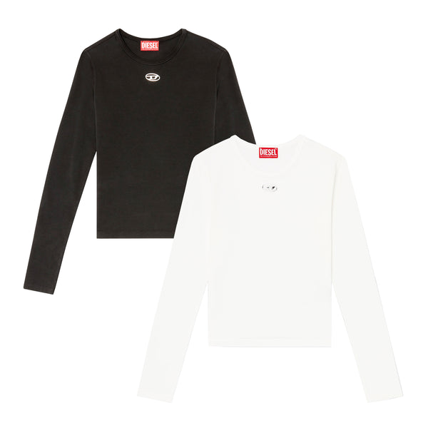 DIESEL / ディーゼル T アンキューティーズロング LS OD ロング スリーブ Tシャツ レディース A199160AHQH 602a199160ah99h