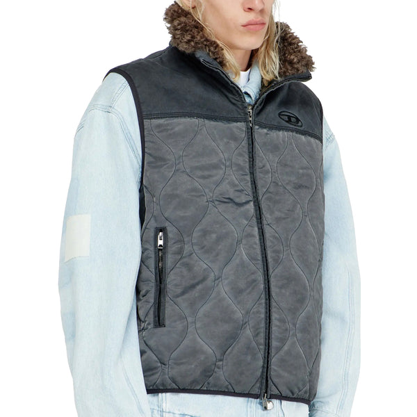 DIESEL / ディーゼル J アルバー ジップアップ ベスト A229750DLCN 602a229750dlcn9