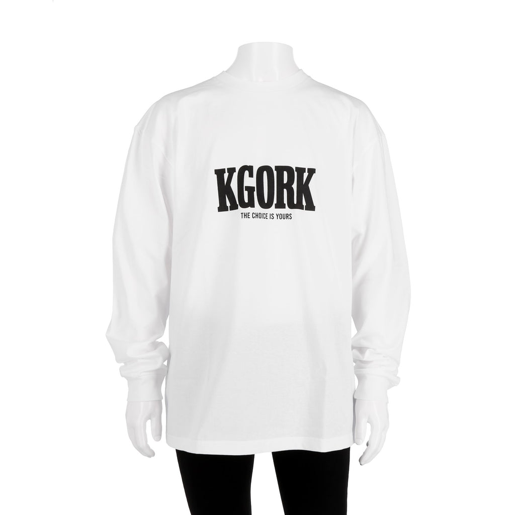 KING OF ROCK / キングオブロック ロゴ ロング スリーブ Tシャツ サコッシュ付き 602korlswithsac