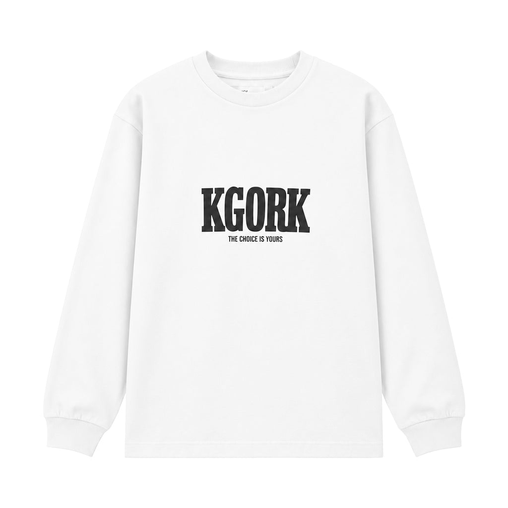 KING OF ROCK / キングオブロック ロゴ ロング スリーブ Tシャツ サコッシュ付き 602korlswithsac